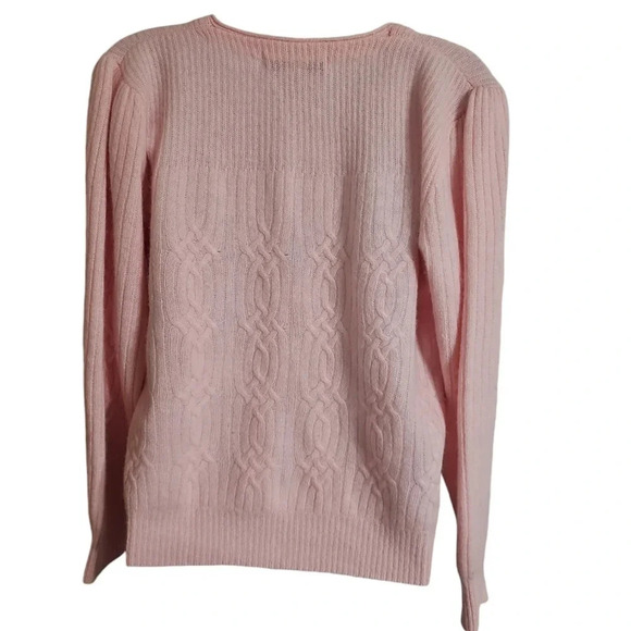 Elegant Pink Women's Cardigan - Picture 3 of 6